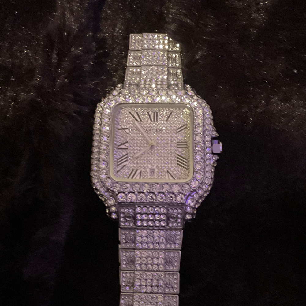 Silver Rhinestone Watch
